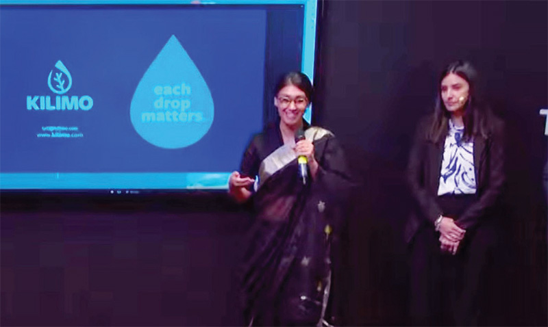 Roshni Nadar Malhotra at “The Aquapreneur Revolution” session.
