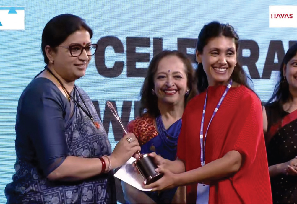 HCLTech Chairperson, Roshni Nadar Malhotra, received the Business Today Most Powerful Women in Business Award from Smriti Irani, Minister of Women and Child Development, Government of India.