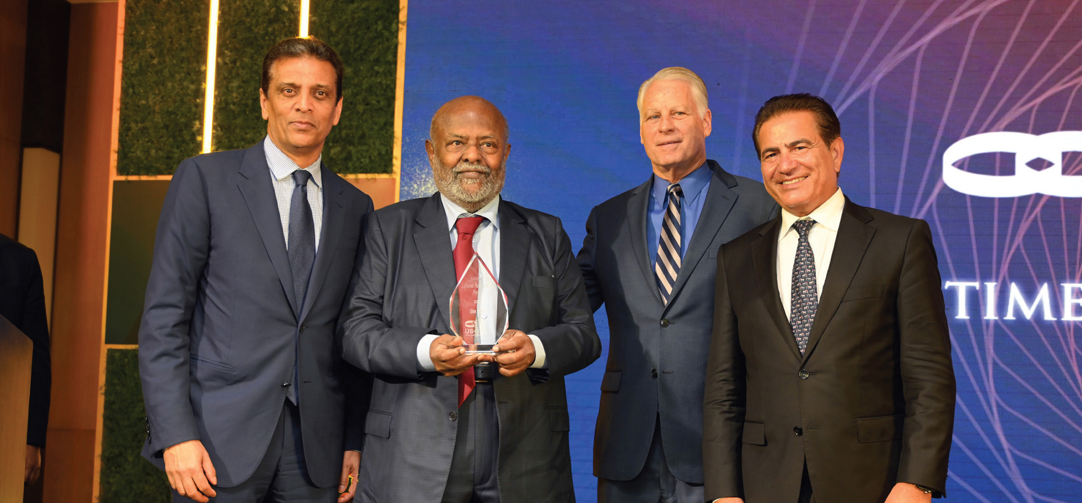 The US-India Strategic Partnership Forum honored HCLTech Founder and Chairman Emeritus, Shiv Nadar, with the Lifetime Achievement Award.