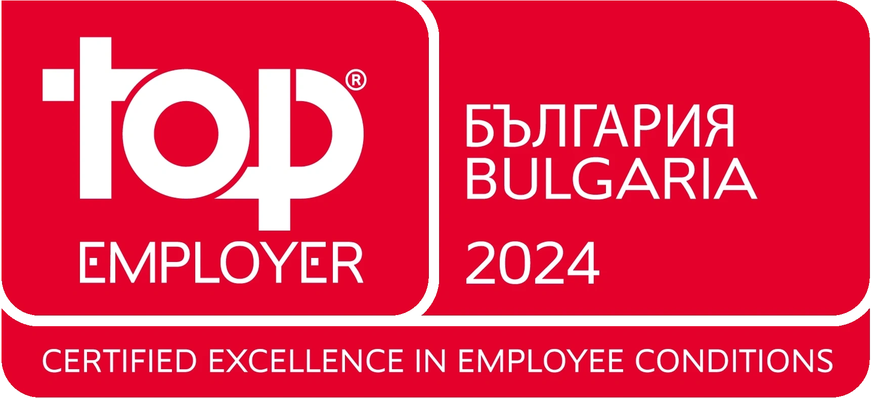 Global Top Employer #1 in Bulgaria