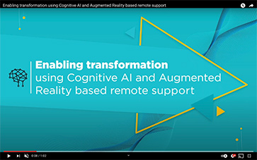 Enabling transformation using Cognitive AI and Augmented Reality