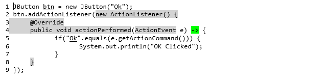 Lambda expression