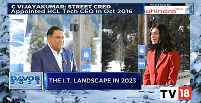 Davos 2023: Tech dependency remains high among customers, says HCL Tech CEO C Vijayakumar