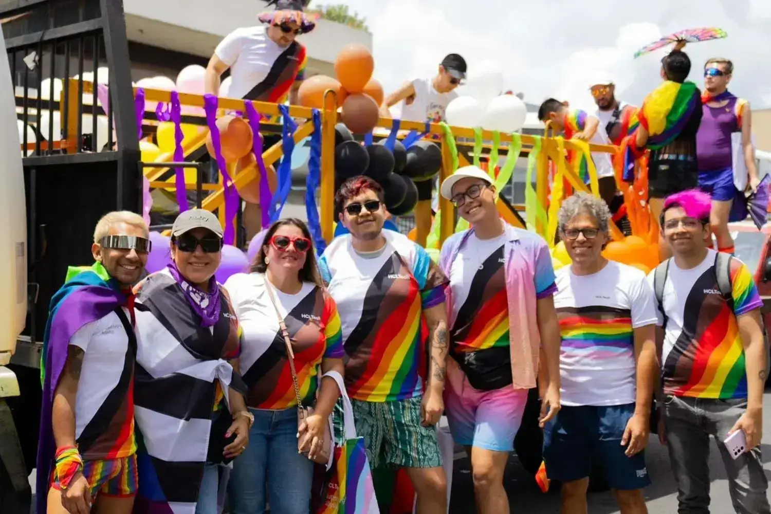 Our employees at Guatemala Pride Parade