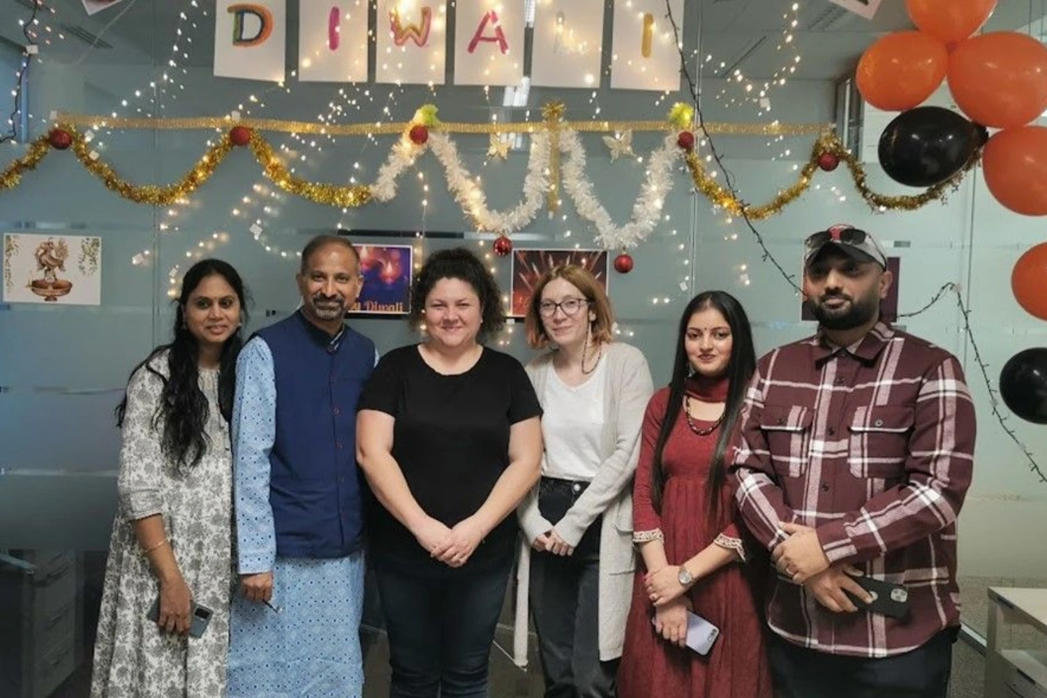 Celebrating Diwali and exchanging cultural experiences