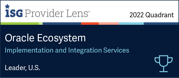 HCLTech Recognized as Leader In ISG Provider Lens™ Oracle Ecosystem - Implementation and Integration Services - U.S. 2022 HCLTech Recognized as Leader In ISG Provider Lens™ Oracle Ecosystem - Implementation and Integration Services - U.S. 2022