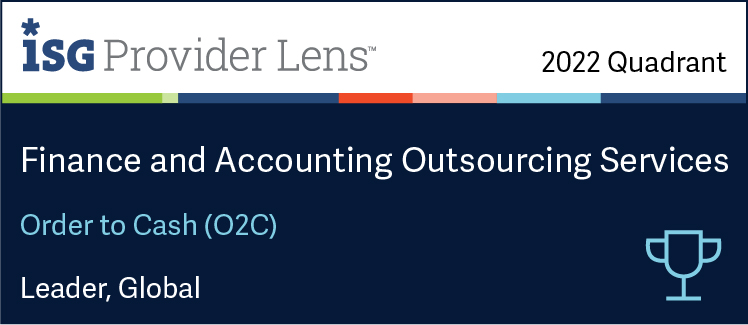 HCLTech Recognized as Leader In ISG Provider Lens™ Finance and Accounting Outsourcing Services - Order-to-Cash (O2C) – Global 2022 HCLTech Recognized as Leader In ISG Provider Lens™ Finance and Accounting Outsourcing Services - Order-to-Cash (O2C) – Global 2022