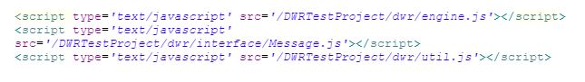 Remote calls with DWR