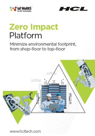 Minimize environmental footprint, from shop-floor to top-floor