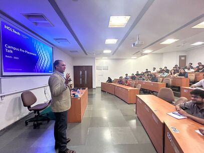 Campus pre-placement talk at IIM-Kolkata