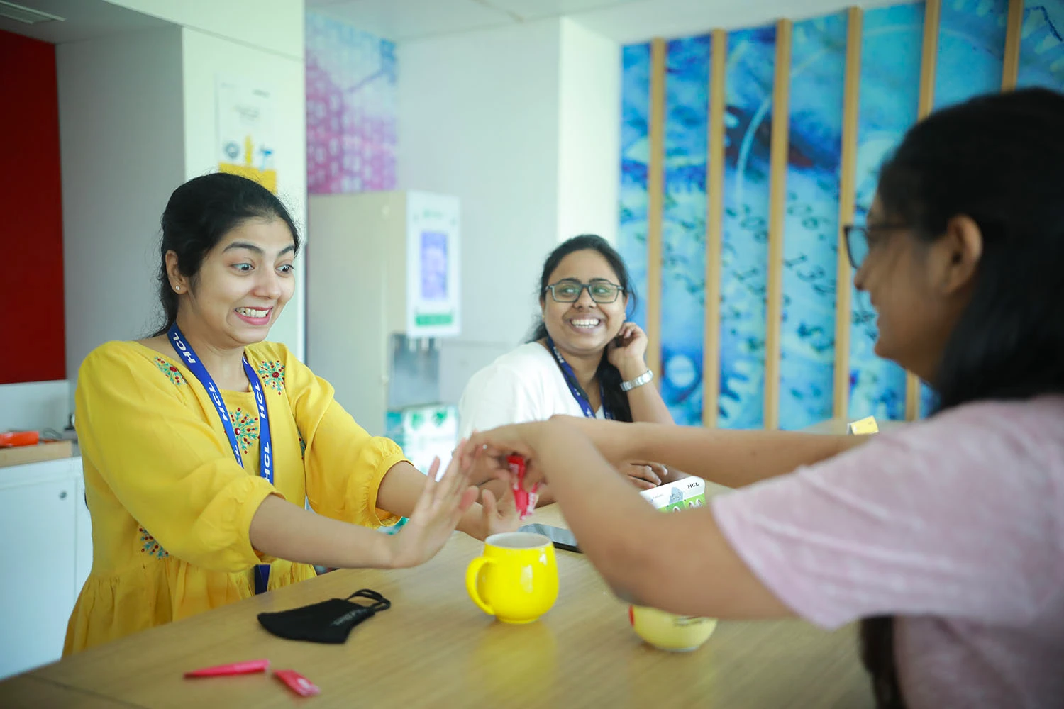 Lighter Moments in Cafeteria