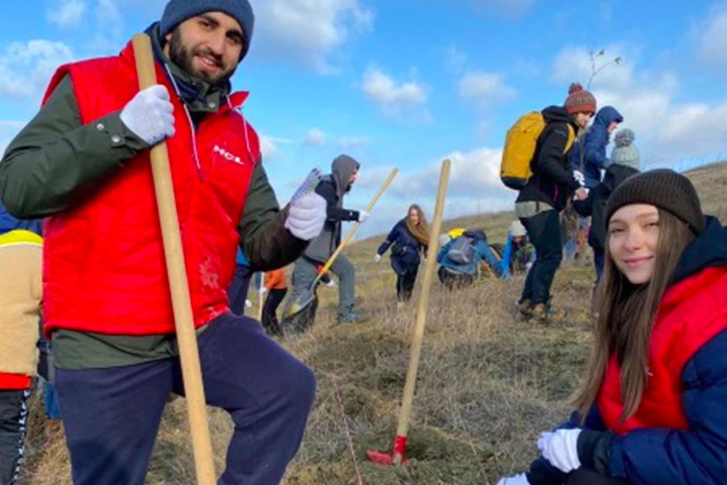 Tree planting CSR initiative in Iasi county 1