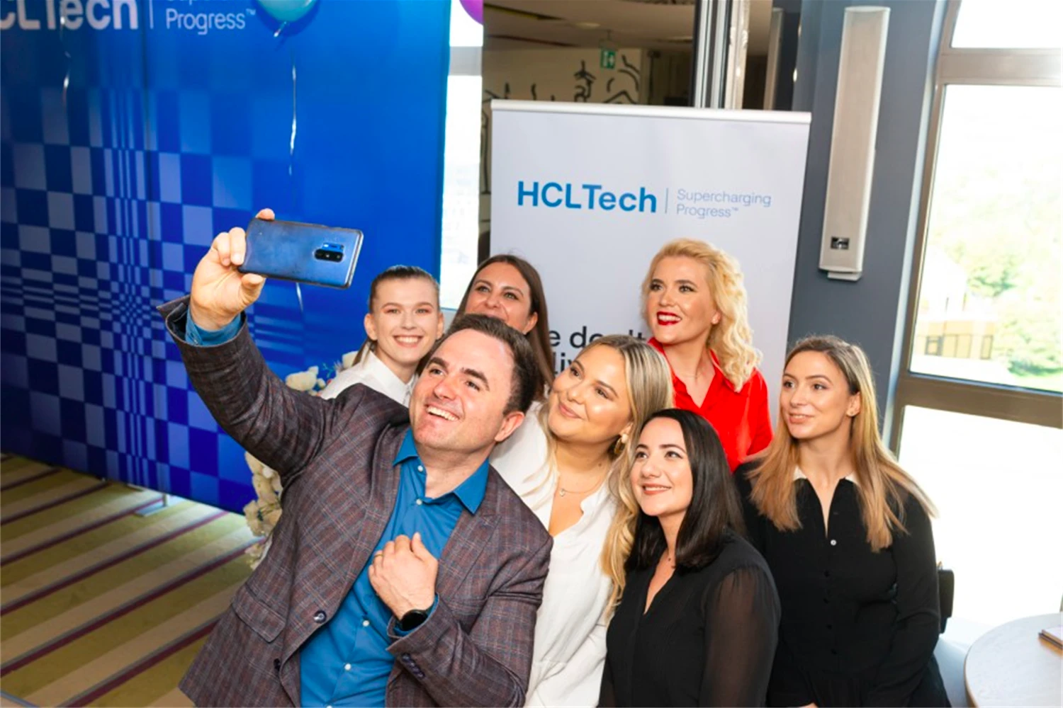 Celebration of HCLTech brand transformation in Iasi