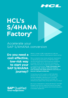 S/4HANA Factory+ - Accelerate to SAP S/4HANA S/4HANA Factory+ - Accelerate to SAP S/4HANA