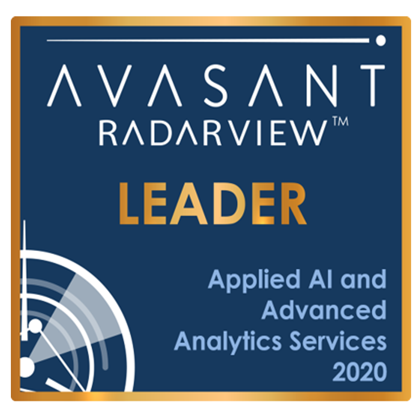 Leader in Avasant’s Applied AI & Advanced Analytics Services RadarView™